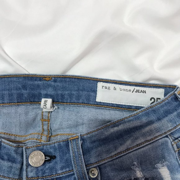 ♥️EXCELLENT CONDITION RAG & BONE LOW RISE JEANS♥️ - Picture 3 of 3
